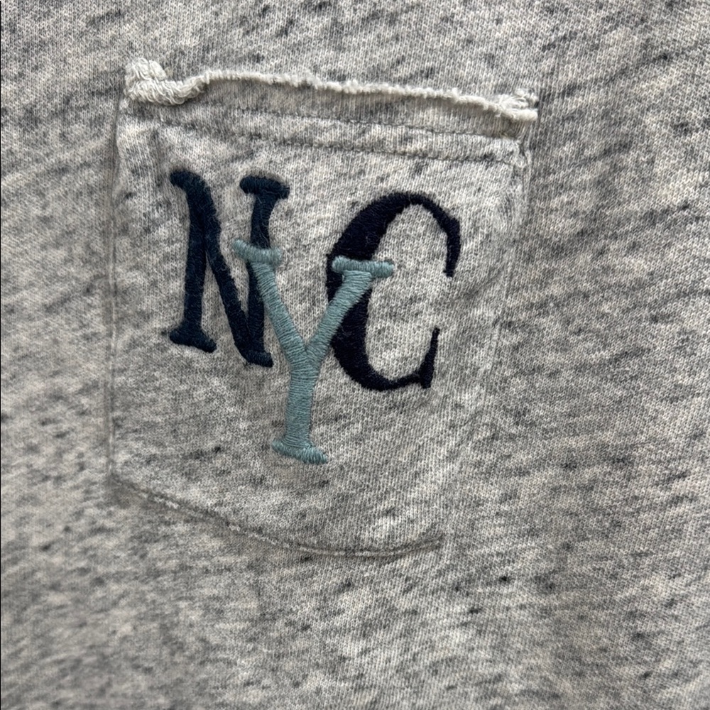 EuC Abercrombie & Fitch Gray Crewneck Sweater - Picture 3 of 4